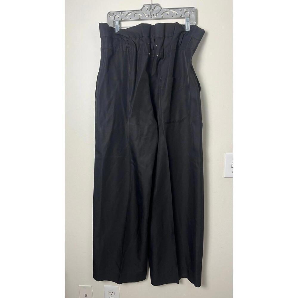 MARGIELA WHITE LABEL WIDE LEG PAPER BAG WAIST PANTS - Picture 6 of 14
